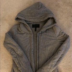 BCBG Puffy Zip-Up Hoodie